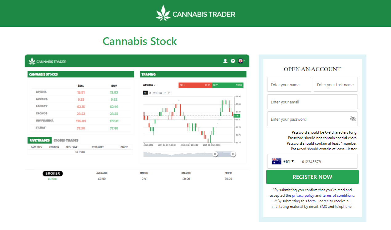 Cannabis Trader Screenshot